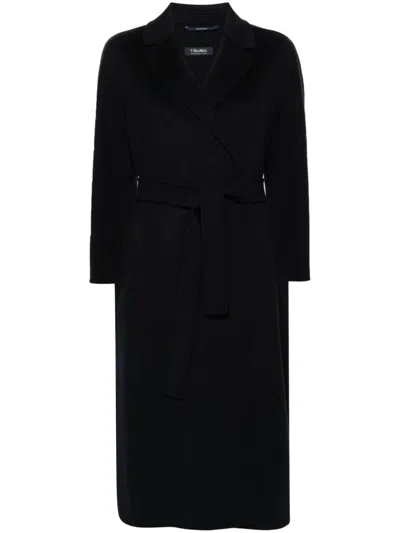 Max Mara Esturia Coat In Black  