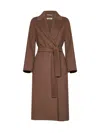 Max Mara Esturia Coat In Brown