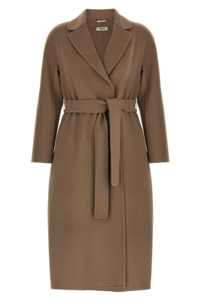 Max Mara 'esturia' Coat In Brown