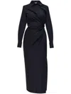 Max Mara Ether Cut Out Poplin Dress