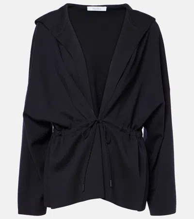 Max Mara Etna Cardigan In Blue