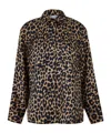 Max Mara Etna Long-sleeved Printed Shirt In Brown