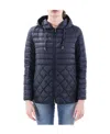 Max Mara Etresi Long-sleeved Hooded Down Jacket In Black