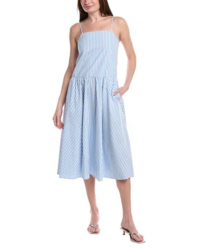 Max Mara Ettore Midi Dress In Blue