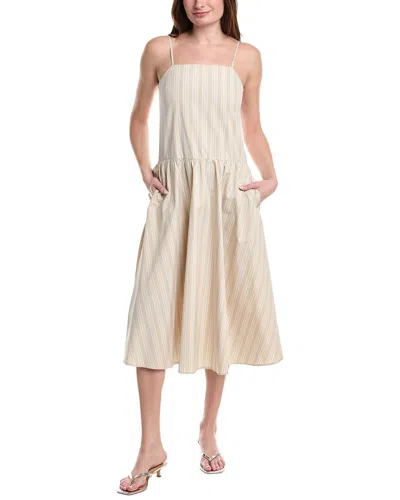 Max Mara Ettore Midi Dress In Neutral
