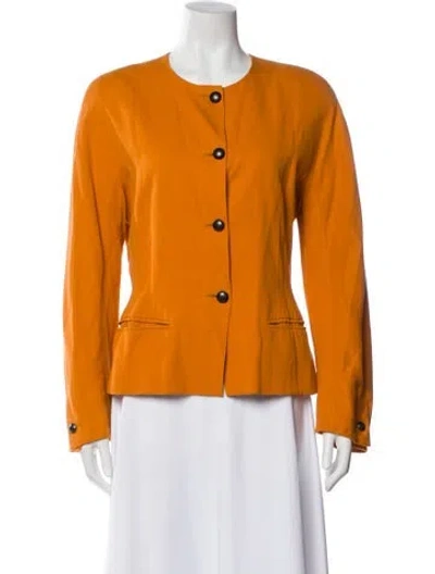 Pre-owned Max Mara Evening Jacket In Orange