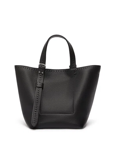 Max Mara Extra Small Archetipo Leather Handbag In Black
