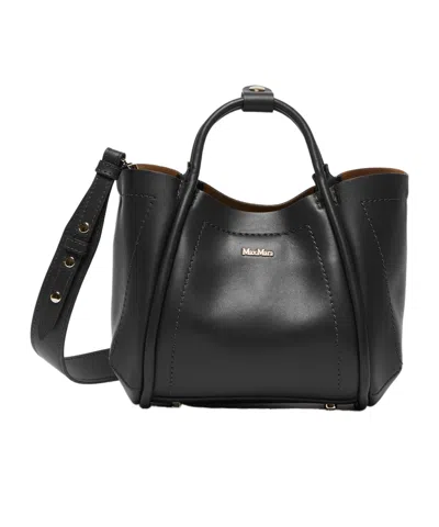 MAX MARA EXTRA SMALL LEATHER MARINE BAG