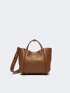 Max Mara Extra-small Leather Marine Bag In Brown