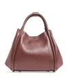 Max Mara Extra-small Leather Marine Top-handle Bag In Red