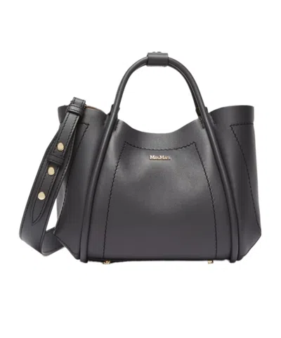 Max Mara Extra Small Marine Shoulder Bag In Blue
