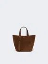 Max Mara Extra-small Split Leather Archetipo Bag In Brown