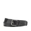 Max Mara Extralong Leather Belt In Brown