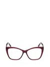 Max Mara Cat-eye Glasses In Burgundy