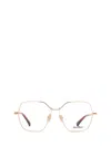 Max Mara Eyeglasses In Gold