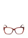 Max Mara Full Frame Plain Mirror In Burgundy