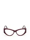 Max Mara Eyeglasses In Burgundy