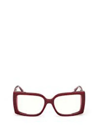 Max Mara Eyeglasses In Red