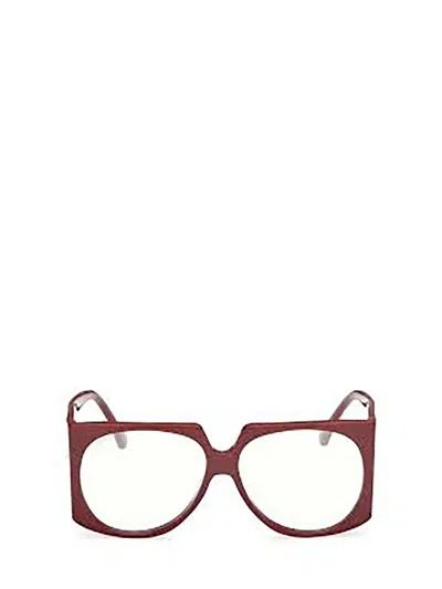 Max Mara Eyeglasses In Burgundy