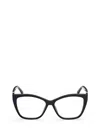 Max Mara Cat Eye Frame Plain Glasses In Gray