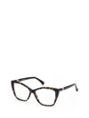 Max Mara Cat-eye Glasses In Brown