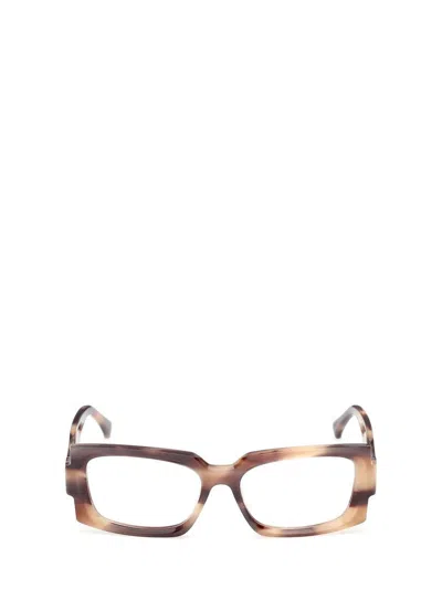 Max Mara Eyeglasses In Brown