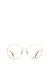 Max Mara Eyeglasses In Gold