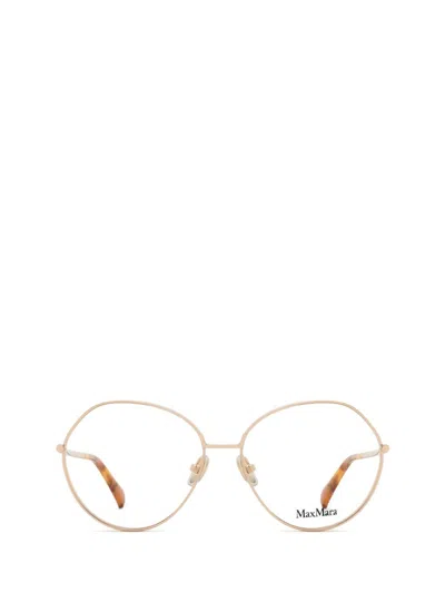 Max Mara Eyeglasses In Gold