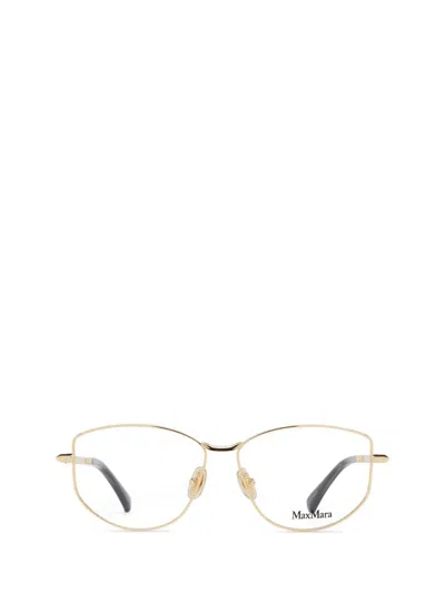 Max Mara Eyeglasses In Gold