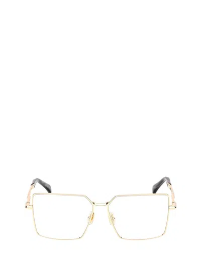 Max Mara Eyeglasses In Gold