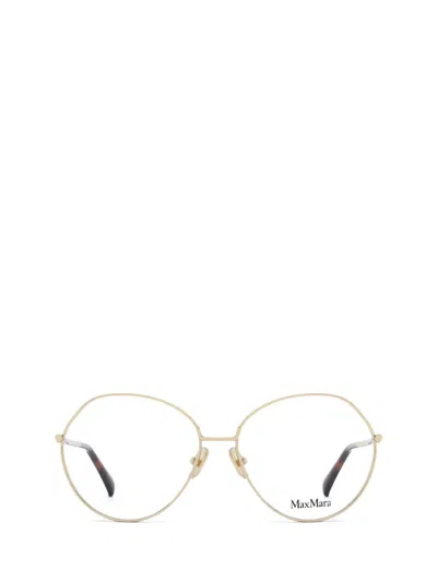 Max Mara Eyeglasses In Gold