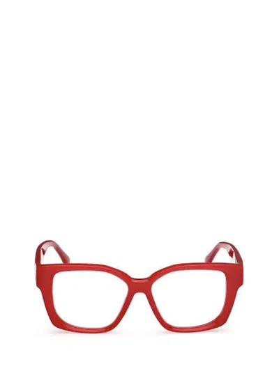Max Mara Eyeglasses In Red