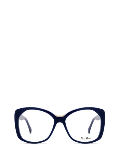 Max Mara Eyeglasses In Shiny Blue