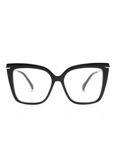 Max Mara Eyewear Butterfly-frame Glasses In Black