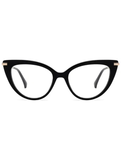 Max Mara Eyewear Cat-eye Frame Glasses In Black