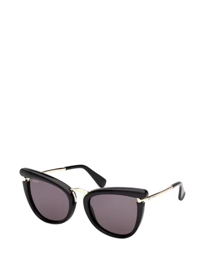 Max Mara Eyewear Cat-eye Frame Sunglasses In Black