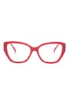 Max Mara Eyewear Cat-eye-frame Sunglasses In Red