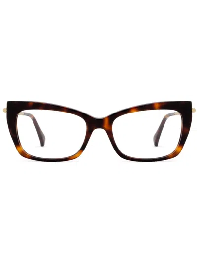 Max Mara Eyewear Cat-eye Glasses In Brown