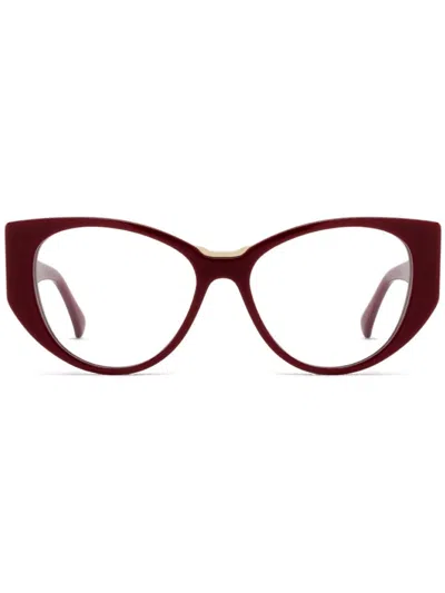 Max Mara Eyewear Cat-eye Glasses In Brown