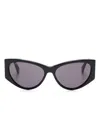 Max Mara Eyewear Cat-eye Sunglasses In 黑色