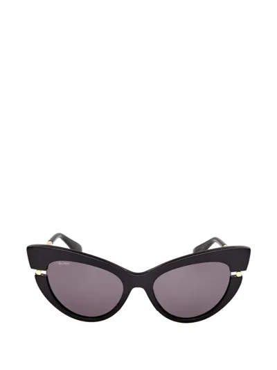 Max Mara Eyewear Cat-eye Sunglasses In Black