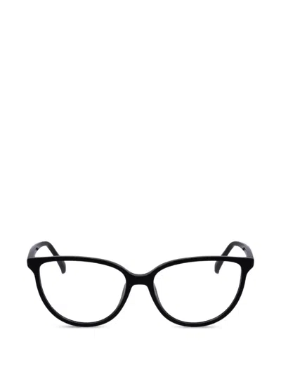 Max Mara Eyewear Cat-eye Frame Glasses In 블랙