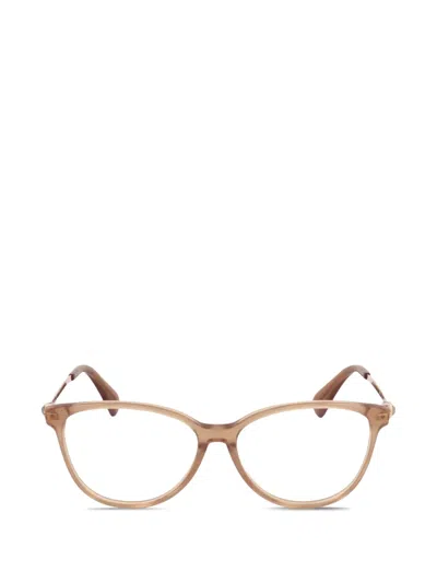 Max Mara Eyewear Cat-eye Frame Glasses In Neutrals