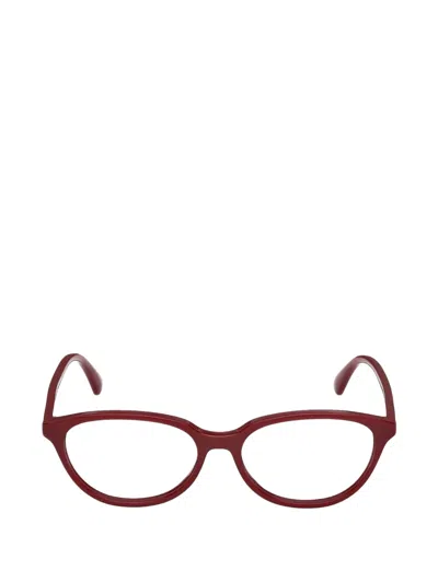 Max Mara Eyewear Cat-eye Frame Glasses In Red