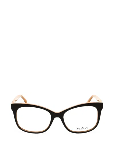 Max Mara Eyewear Cat-eye Glasses In Black