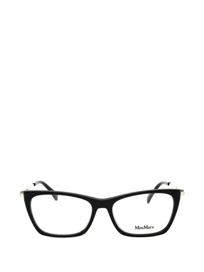 Max Mara Eyewear Cat-eye Glasses In Black