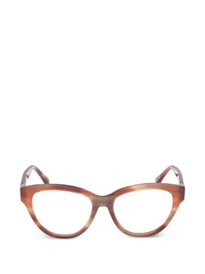 Max Mara Eyewear Cat-eye Glasses In Brown