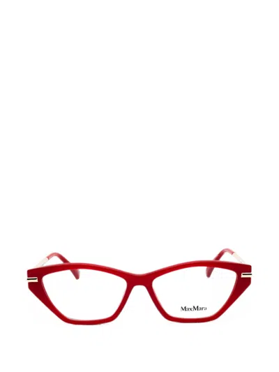 Max Mara Eyewear Cat-eye Glasses In Red