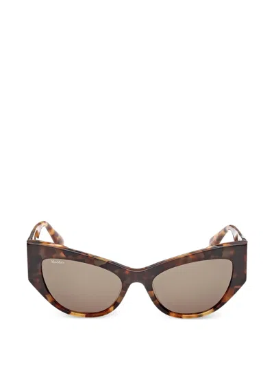 Max Mara Eyewear Cat-eye Sunglasses In Brown