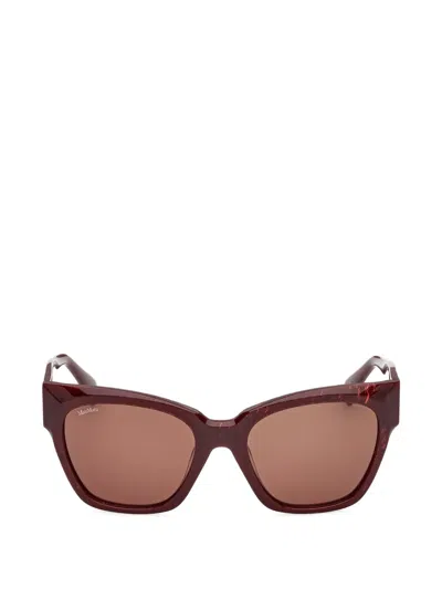 Max Mara Eyewear Cat-eye Sunglasses In Red